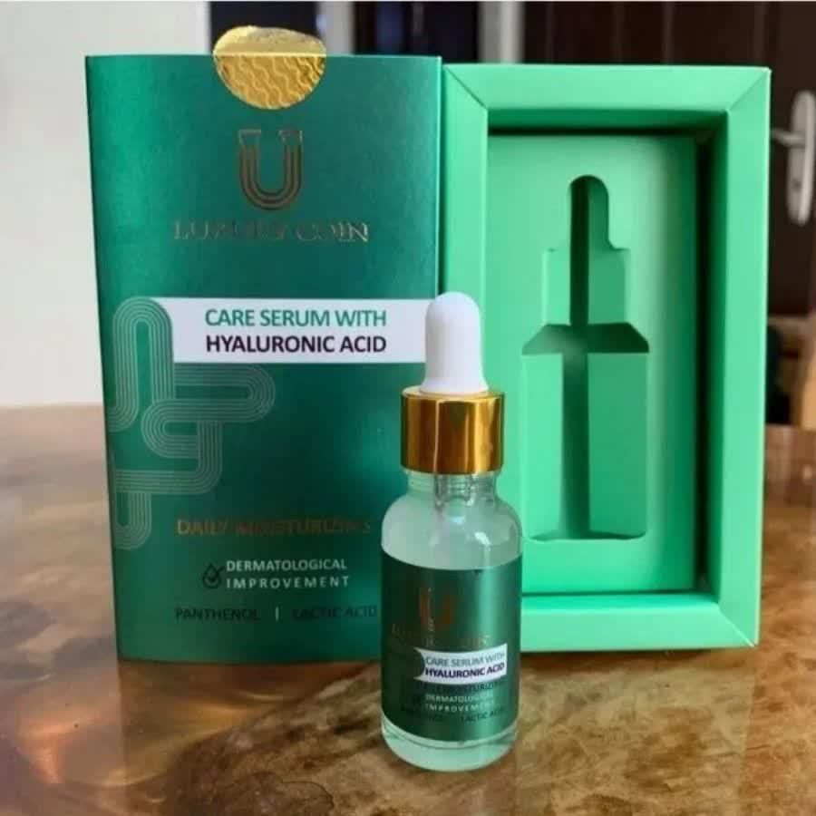 رفع خشکی پوست و اگزما  صورت با سرم هیالورونیک اسید لاکچری کوین اصل و اورجینال